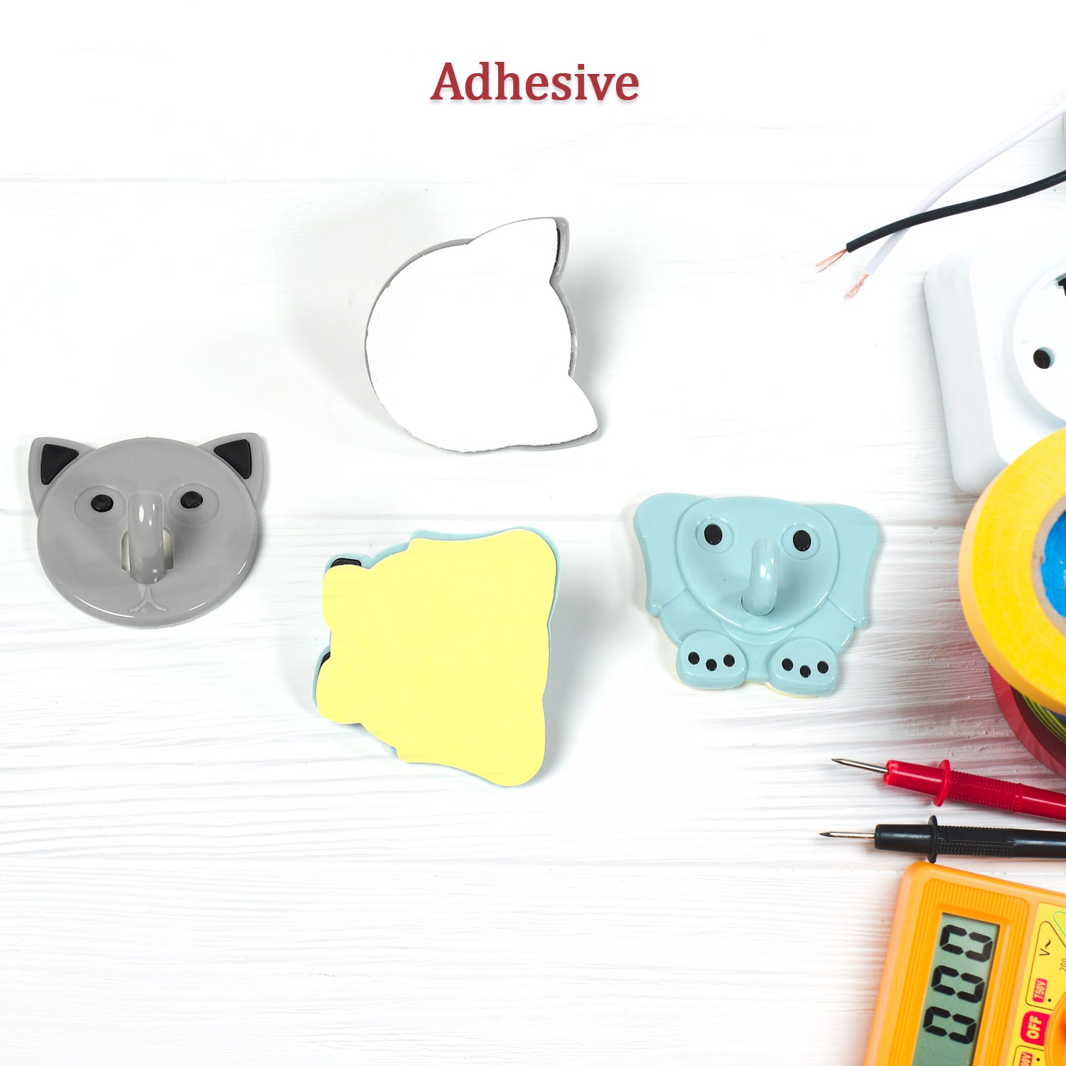 4501 Cartoon Strong Adhesive Hook Wall Hooks High Quality Premium Hook For Home , Office , & Multiuse Hook ( Set of 2 ) DeoDap 4501 Cartoon Strong Adhesive Hook Wall Hooks High Quality Premium Hook For Home , Office , & Multiuse Hook ( Set of 2 ) DeoDap